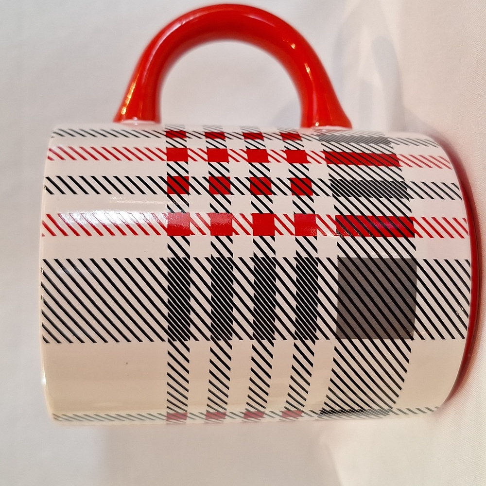 🛍2/$15🛍 #ABU Indigo Tartan mug